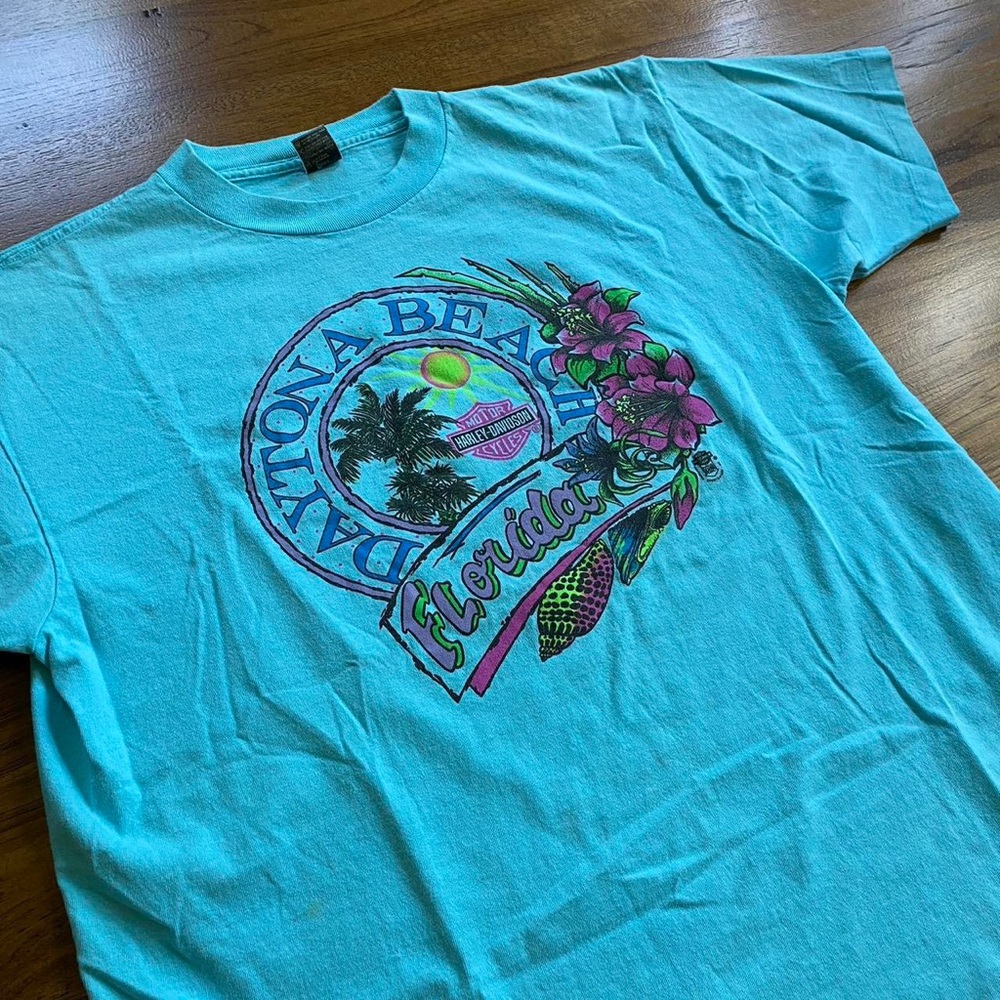 Vintage 80s Harley Davidson Daytona Beach T-Shirt